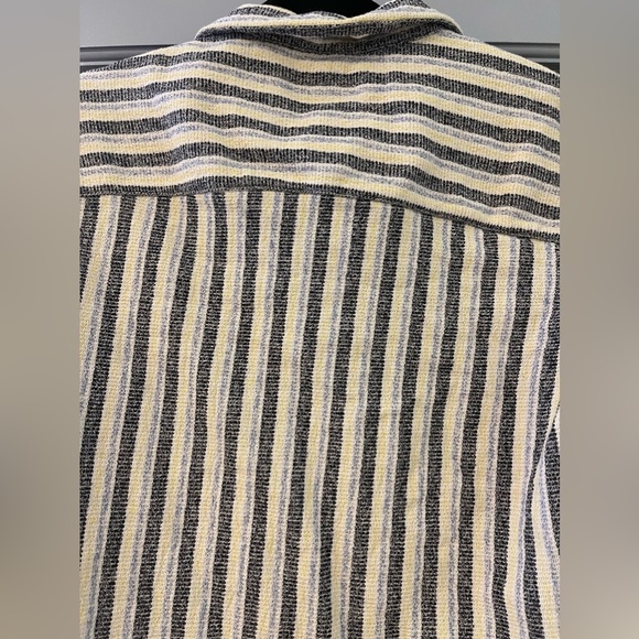 Zara Men’s textured striped shirt size small - Picture 5 of 7